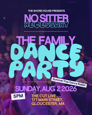 No Sitter Necessary - Family Dance Party at The Cut - Event poster
