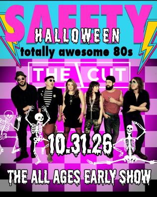 SAFETY 80'S - Early Halloween Show at The Cut - Event poster