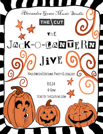 Alexandra Grace Music Studio Presents The Jack-O-Lantern Jive Halloween Costume Party and Concert