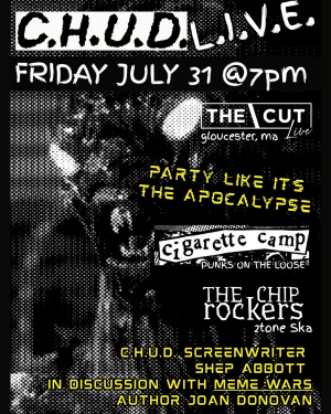 C.H.U.D. Live with Cigarette Camp & The Chip Rockers at The Cut - Event poster